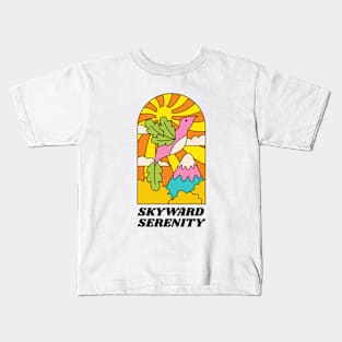 Skyward Serenity Kids T-Shirt